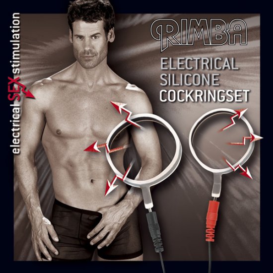 Elektrosex silikonov� krou�ky s elektrodami - Kliknut�m na obr�zek zav�ete