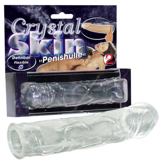 N�vlek na penis Crystal Skin - Kliknut�m na obr�zek zav�ete