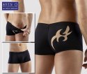 Pánské boxerky koupací s průhledným ornamentem Pánské boxerky koupací s průhledným ornamentem